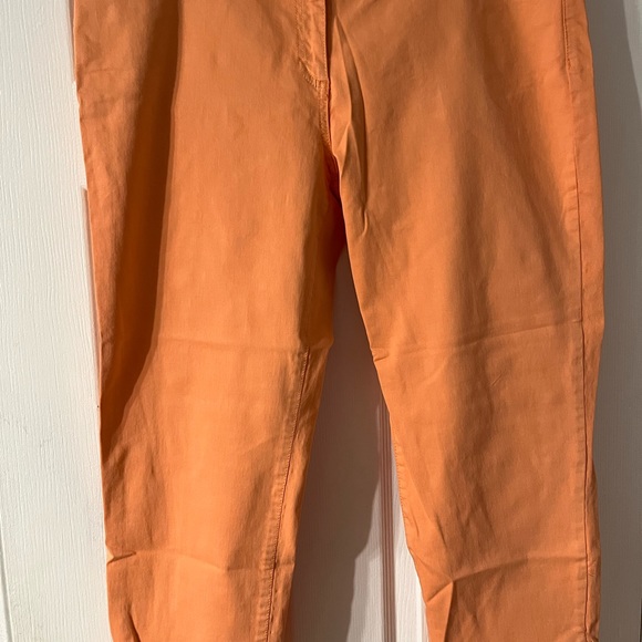 Chico’s Size 2.5 Peach Capri Women’s Pants 5 Pockets Zip Up. Made in Morocco, 97 - Picture 13 of 13